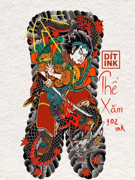 900+ ý tưởng hay nhất về Samurai tattoo trong 2026
