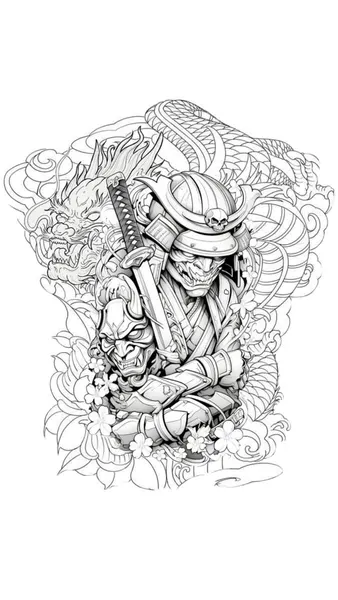900+ ý tưởng hay nhất về Samurai tattoo trong 2026