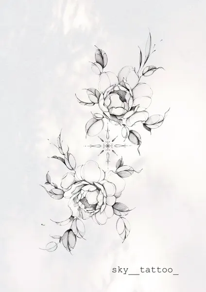 flowers tattoo