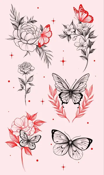 flowers tattoo