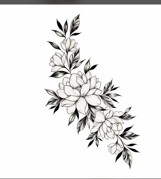 flowers tattoo