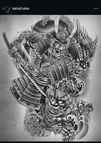 900+ ý tưởng hay nhất về Samurai tattoo trong 2026