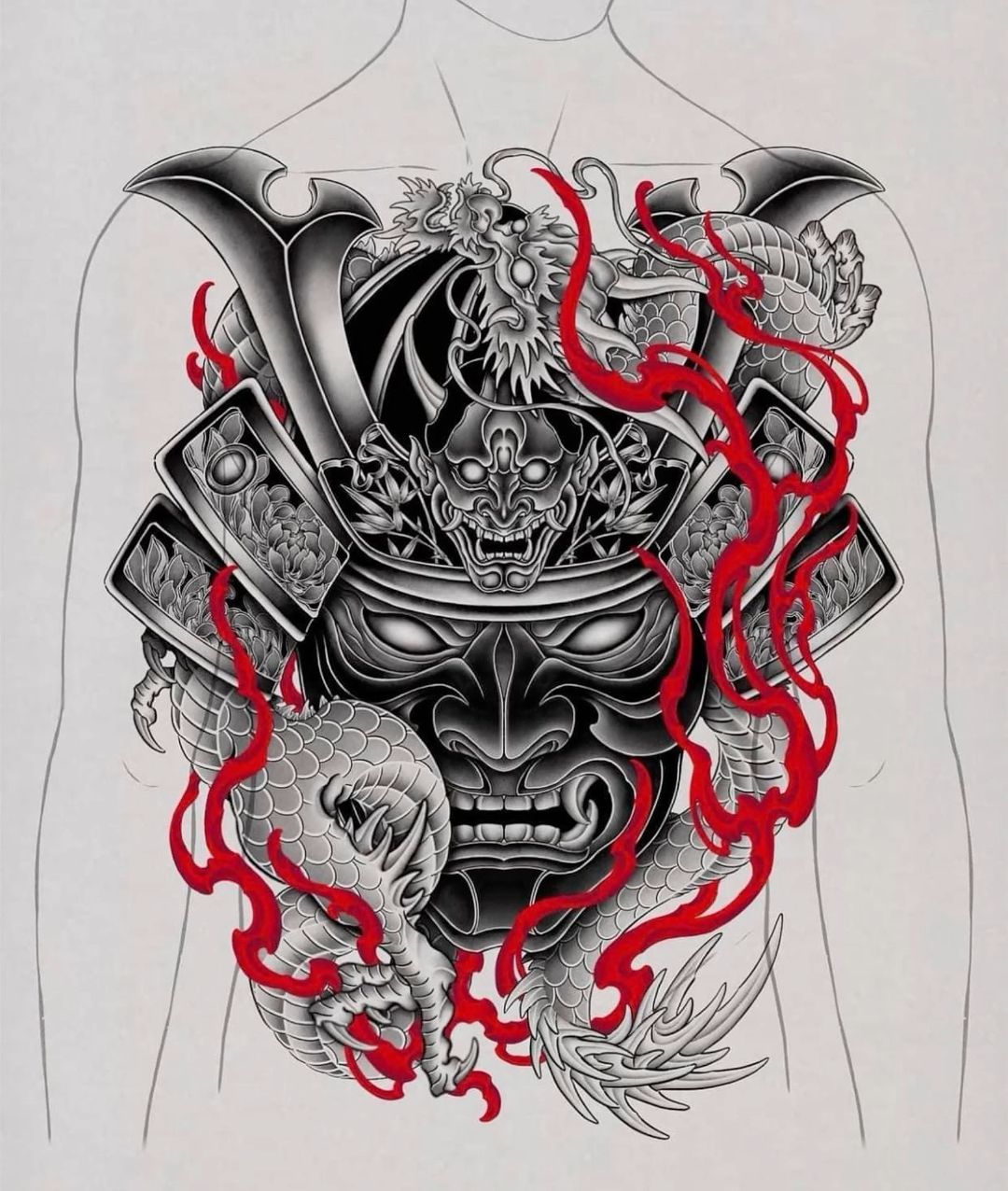900+ ý tưởng hay nhất về Samurai tattoo trong 2026