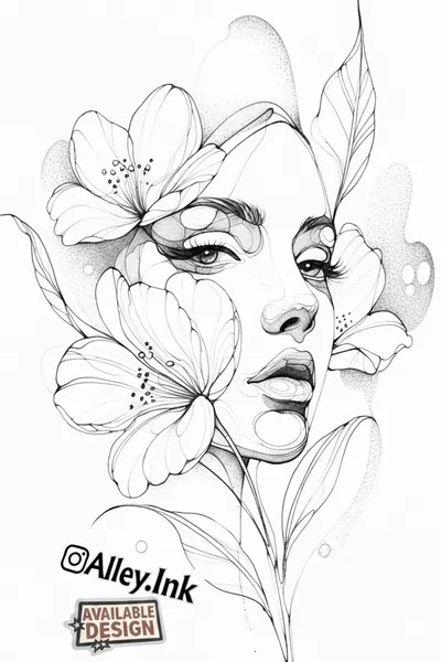 flowers tattoo