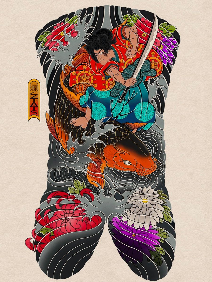 900+ ý tưởng hay nhất về Samurai tattoo trong 2026