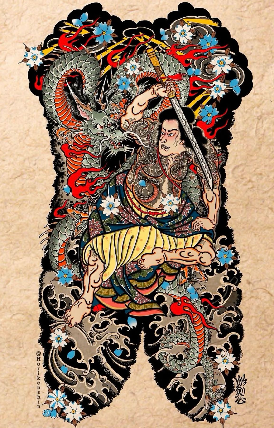 900+ ý tưởng hay nhất về Samurai tattoo trong 2026