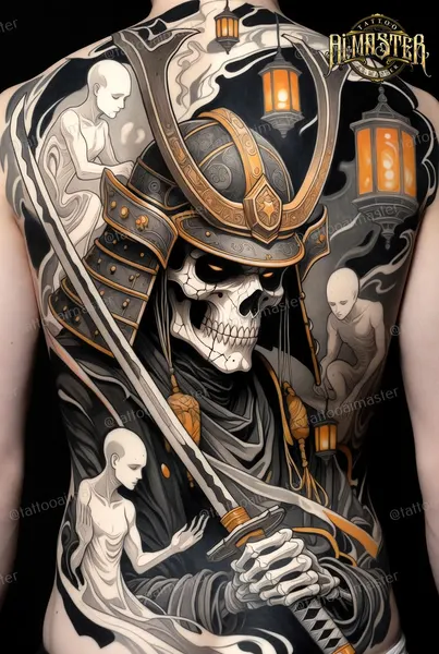 900+ ý tưởng hay nhất về Samurai tattoo trong 2026