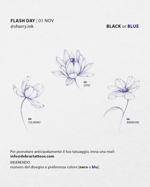 flowers tattoo