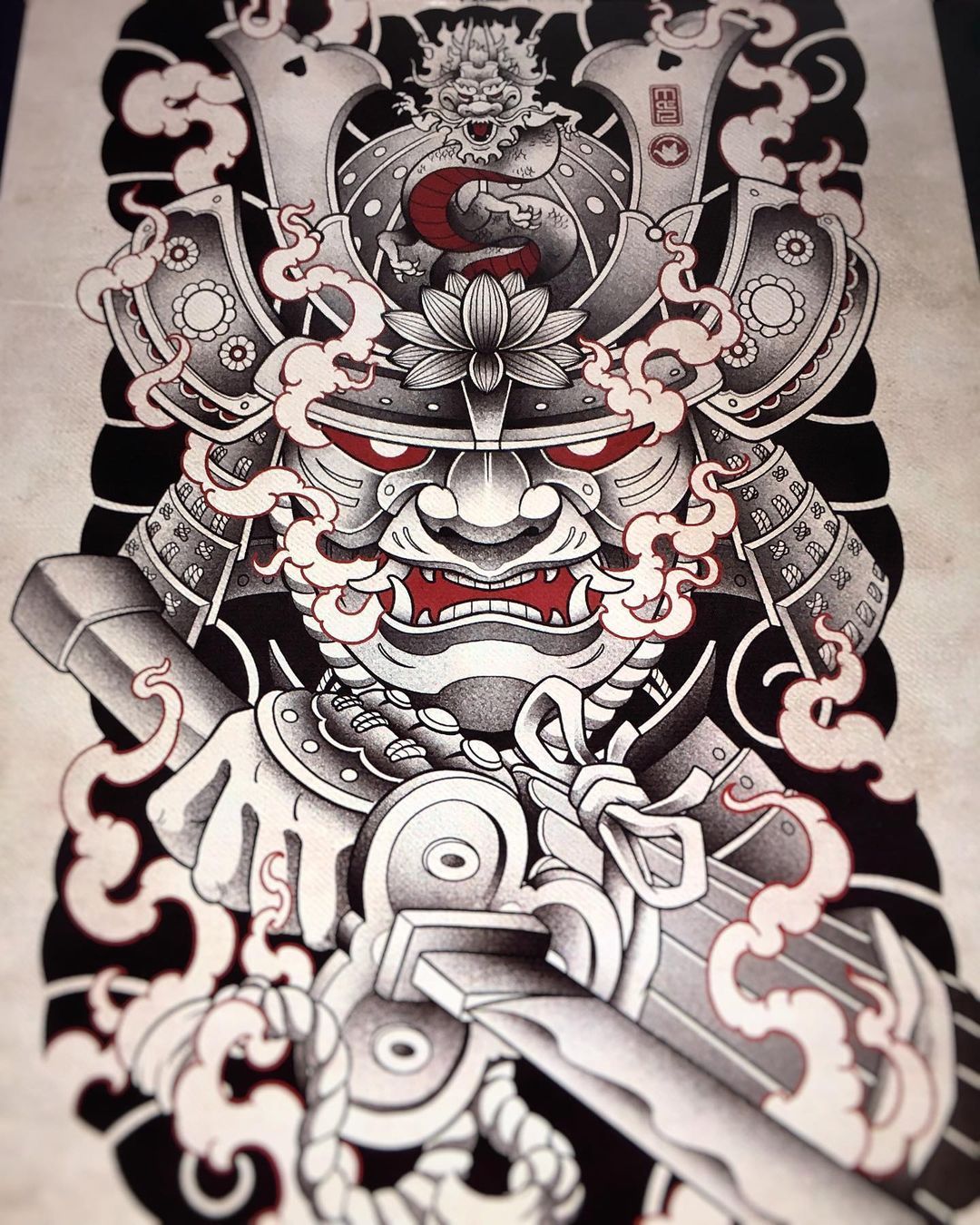 900+ ý tưởng hay nhất về Samurai tattoo trong 2026