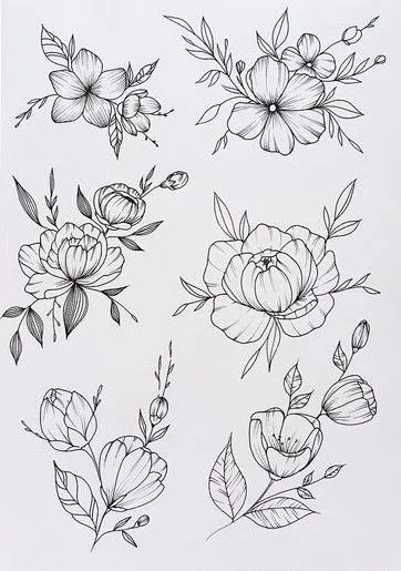 flowers tattoo