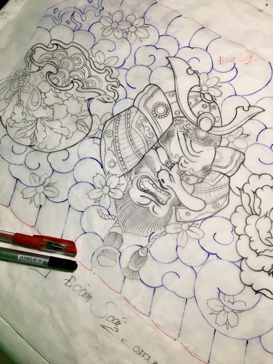900+ ý tưởng hay nhất về Samurai tattoo trong 2026