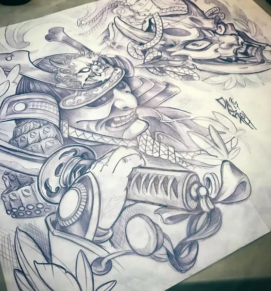 900+ ý tưởng hay nhất về Samurai tattoo trong 2026