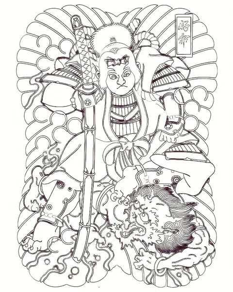 Samurai tattoo idea
