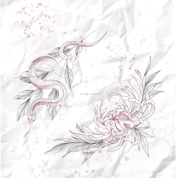 flowers tattoo