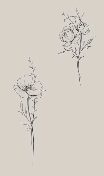 flowers tattoo