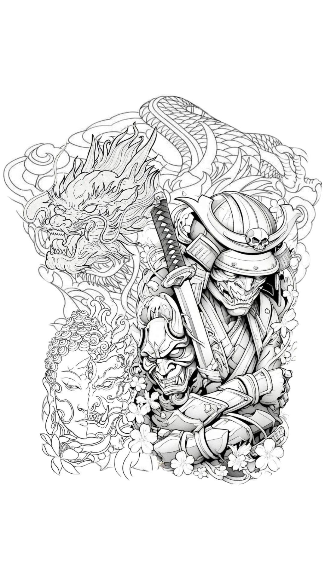 900+ ý tưởng hay nhất về Samurai tattoo trong 2026