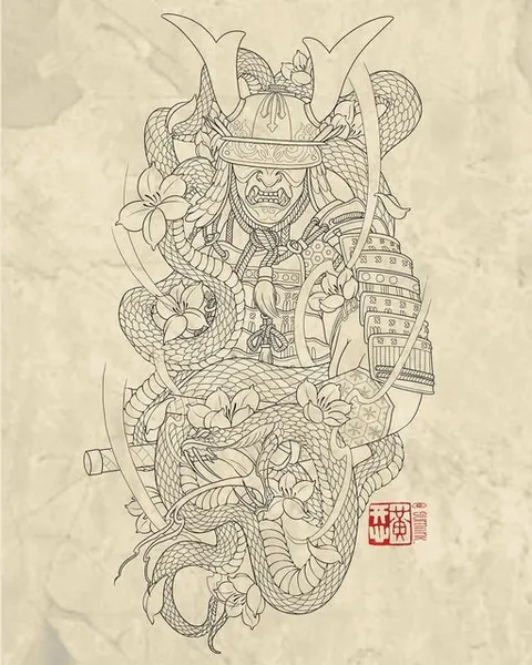 900+ ý tưởng hay nhất về Samurai tattoo trong 2026