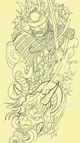 900+ ý tưởng hay nhất về Samurai tattoo trong 2026