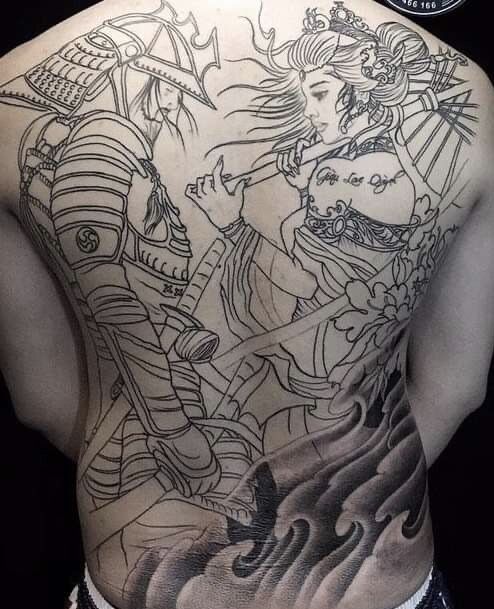 900+ ý tưởng hay nhất về Samurai tattoo trong 2026