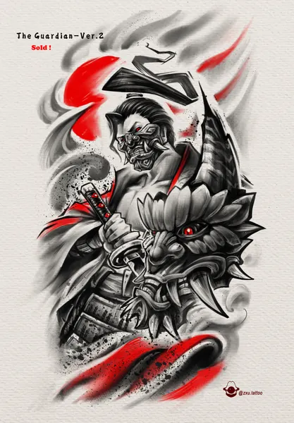 900+ ý tưởng hay nhất về Samurai tattoo trong 2026