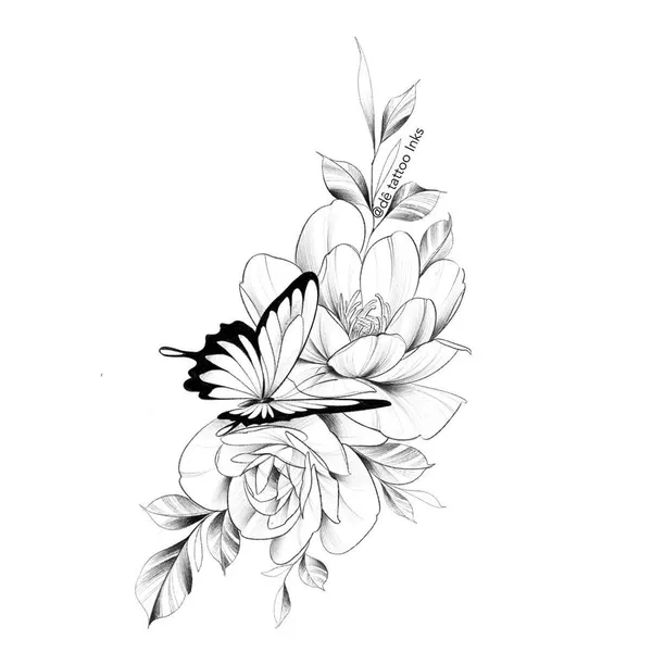 flowers tattoo