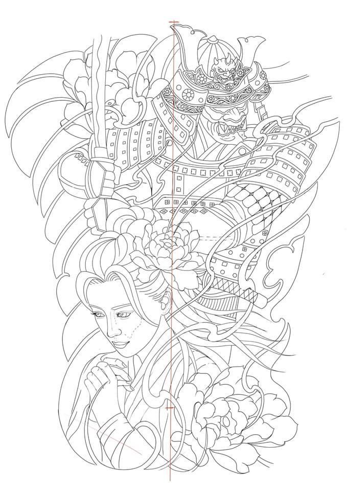 900+ ý tưởng hay nhất về Samurai tattoo trong 2026