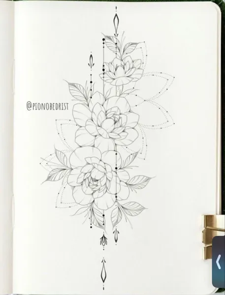 flowers tattoo
