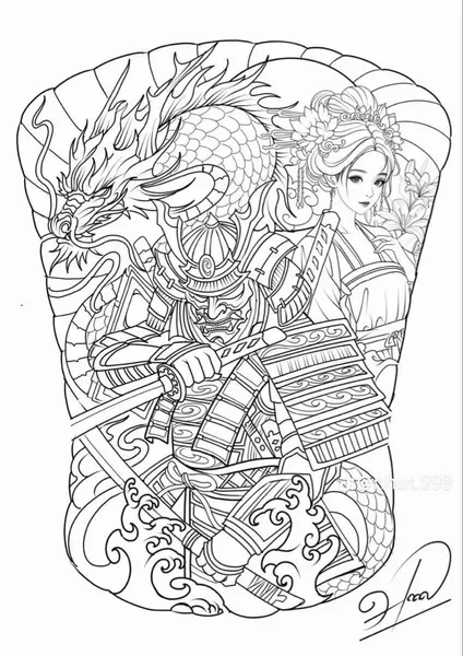 900+ ý tưởng hay nhất về Samurai tattoo trong 2026