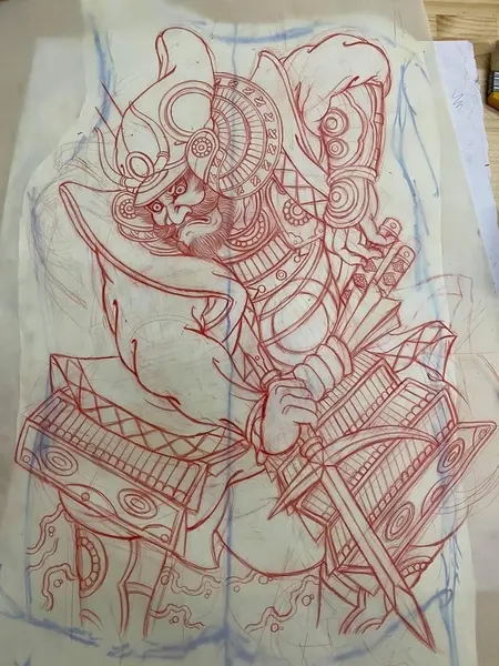 900+ ý tưởng hay nhất về Samurai tattoo trong 2026