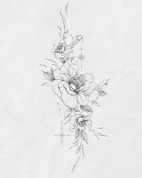 flowers tattoo