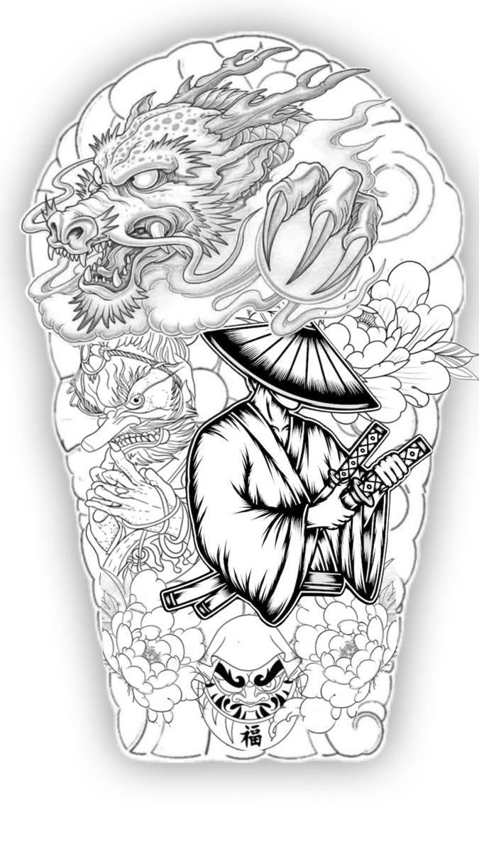 900+ ý tưởng hay nhất về Samurai tattoo trong 2026