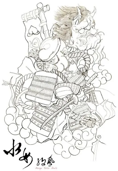900+ ý tưởng hay nhất về Samurai tattoo trong 2026