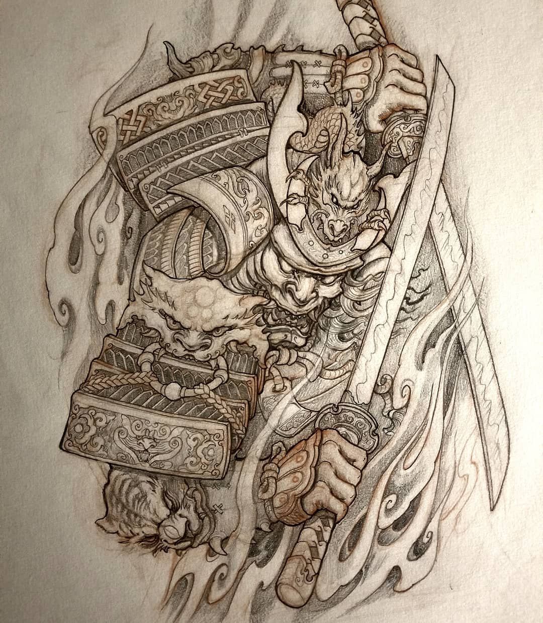 900+ ý tưởng hay nhất về Samurai tattoo trong 2026