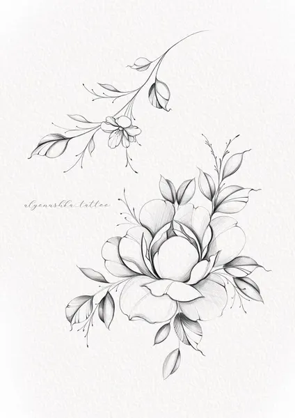 flowers tattoo