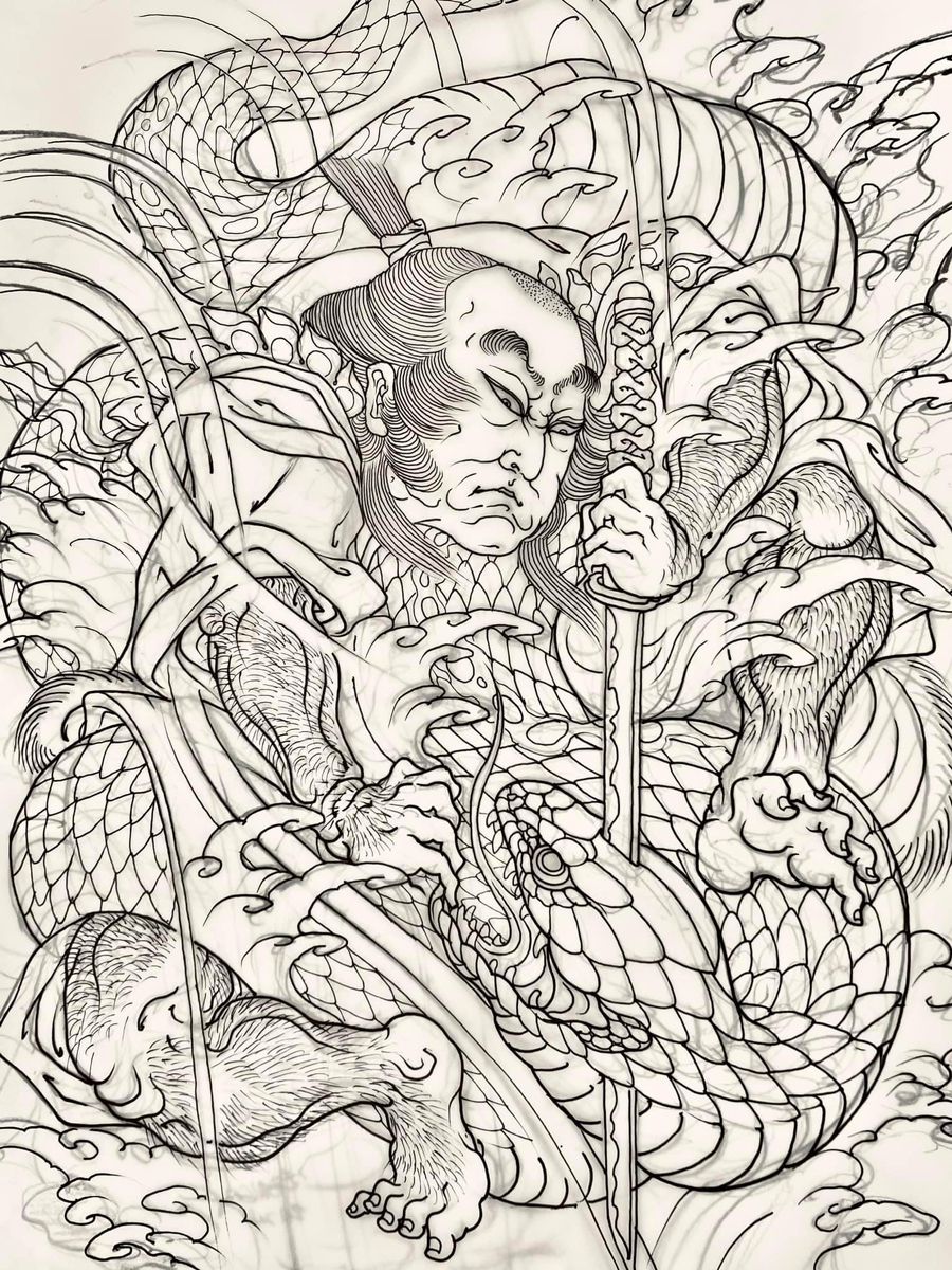 900+ ý tưởng hay nhất về Samurai tattoo trong 2026