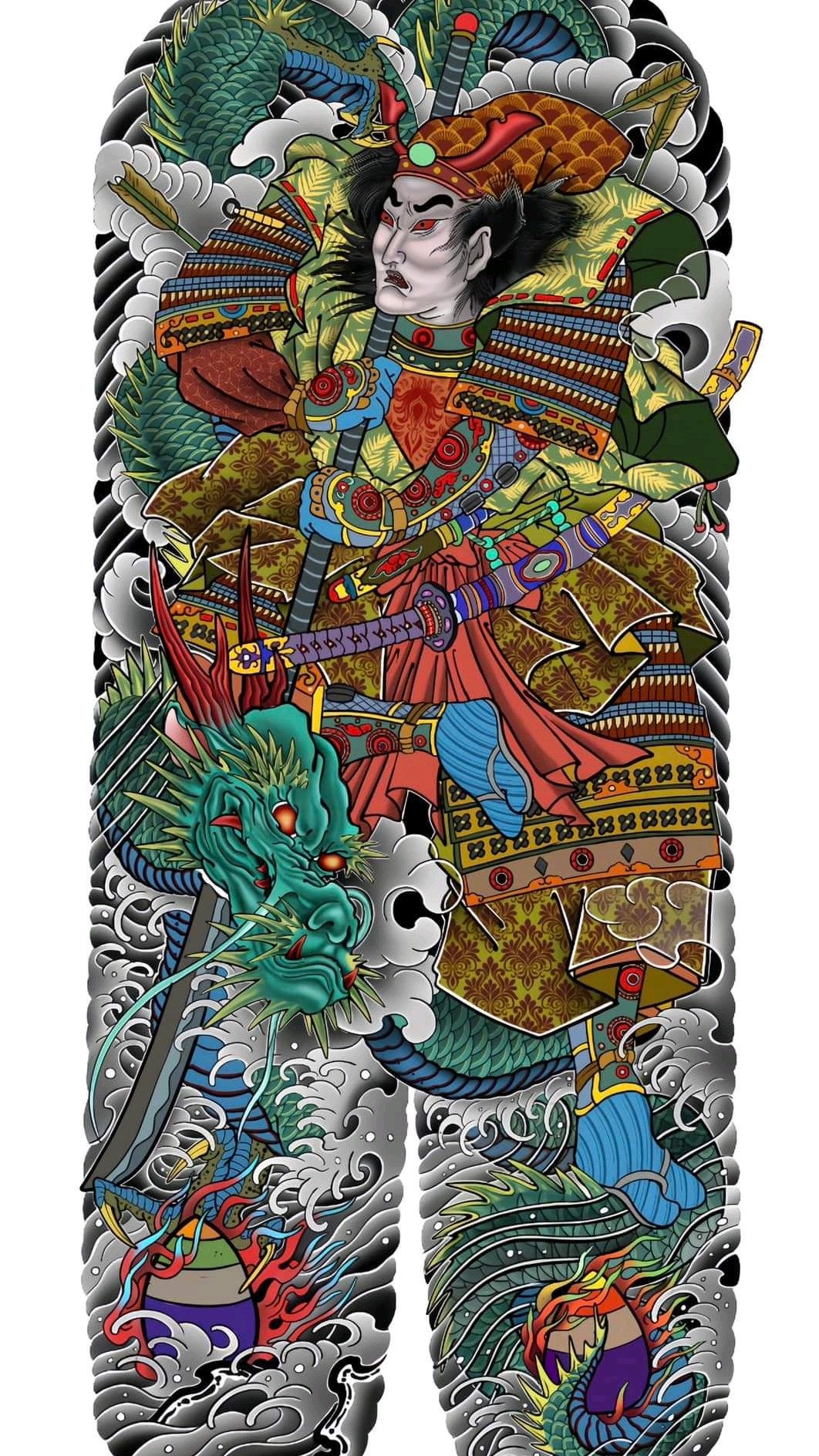 900+ ý tưởng hay nhất về Samurai tattoo trong 2026