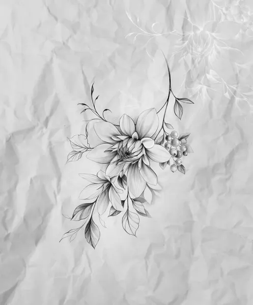 flowers tattoo