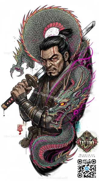 900+ ý tưởng hay nhất về Samurai tattoo trong 2026
