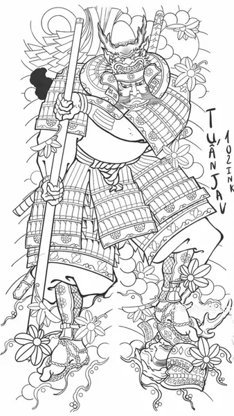 900+ ý tưởng hay nhất về Samurai tattoo trong 2026
