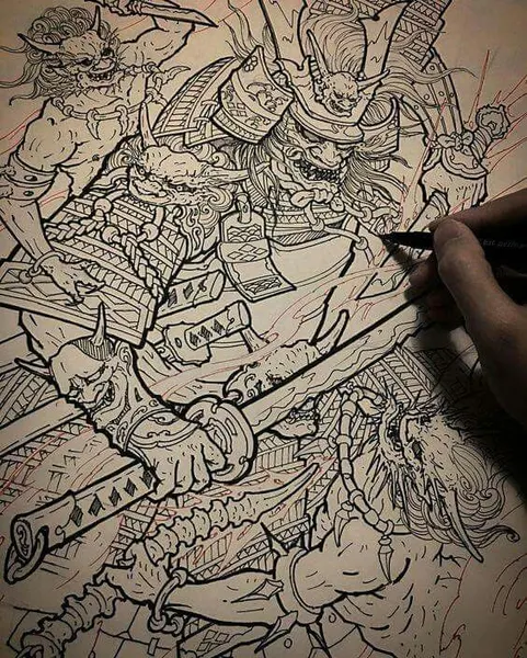 900+ ý tưởng hay nhất về Samurai tattoo trong 2026