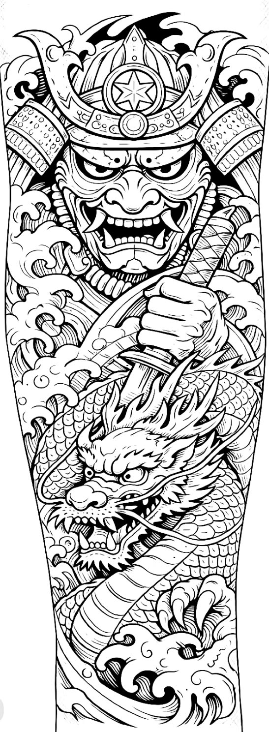 900+ ý tưởng hay nhất về Samurai tattoo trong 2026