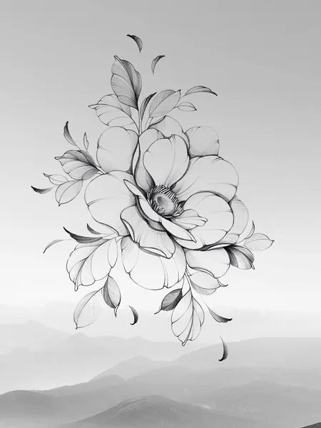 flowers tattoo