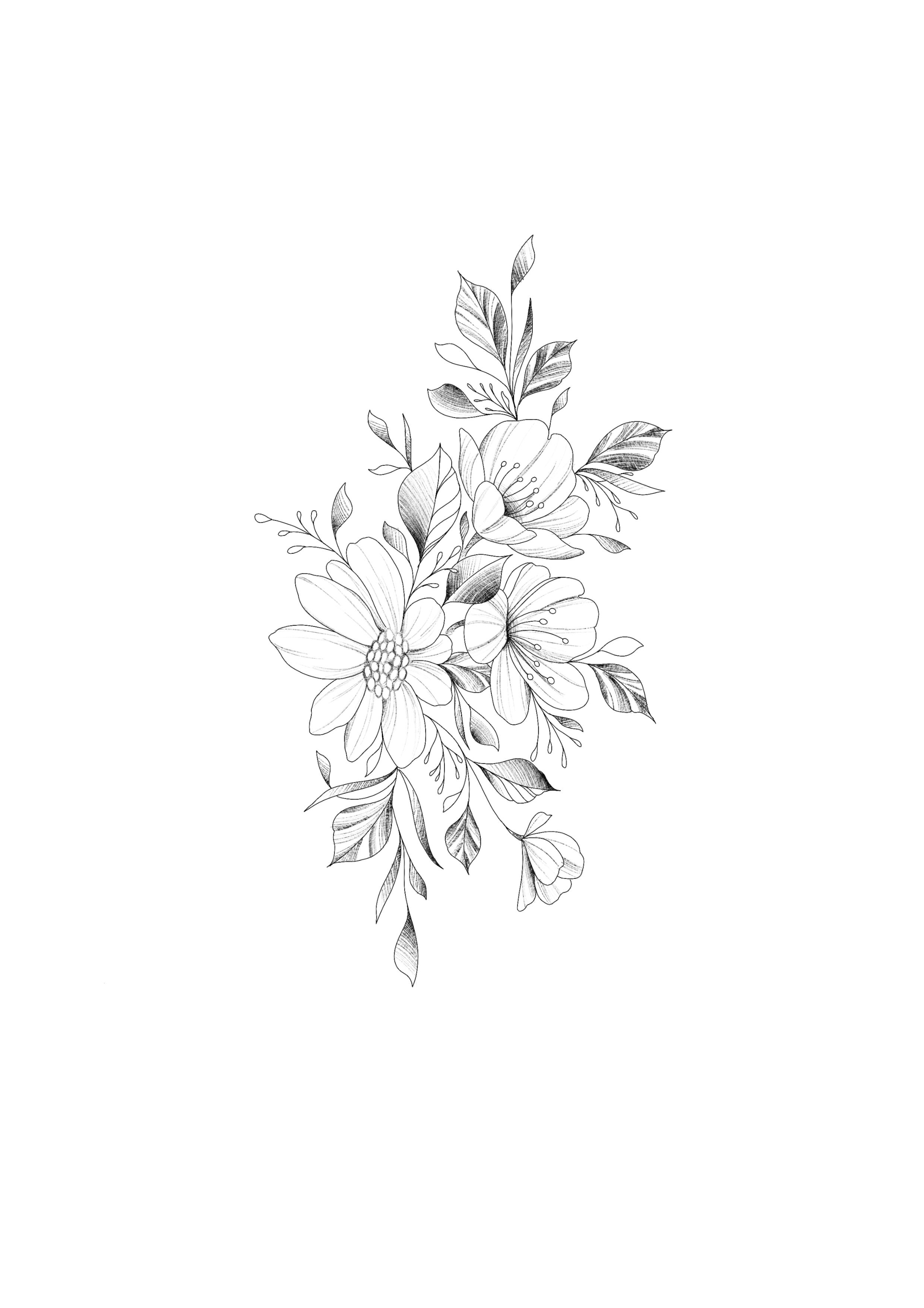 flowers tattoo