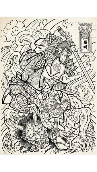 900+ ý tưởng hay nhất về Samurai tattoo trong 2026