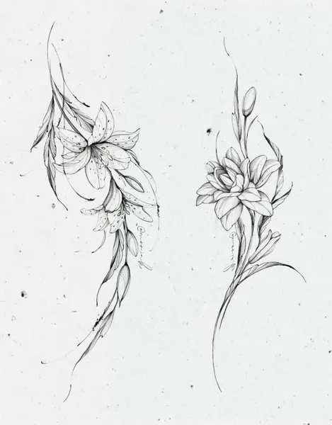 flowers tattoo