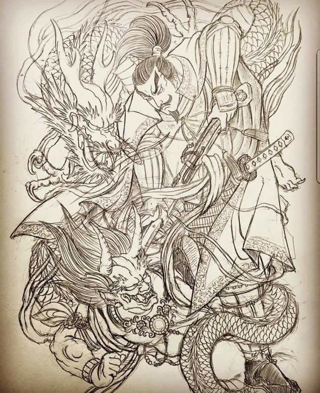 900+ ý tưởng hay nhất về Samurai tattoo trong 2026