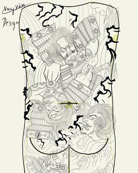 900+ ý tưởng hay nhất về Samurai tattoo trong 2026