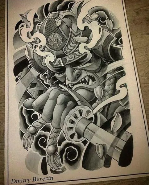 900+ ý tưởng hay nhất về Samurai tattoo trong 2026